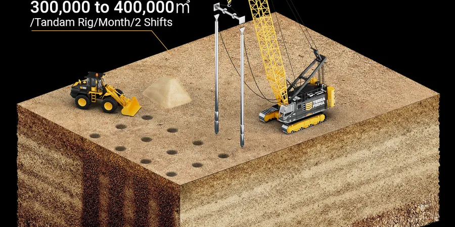 Diseño de Vibrocompactación en Tultitlán: Densificación de Suelos Granulares